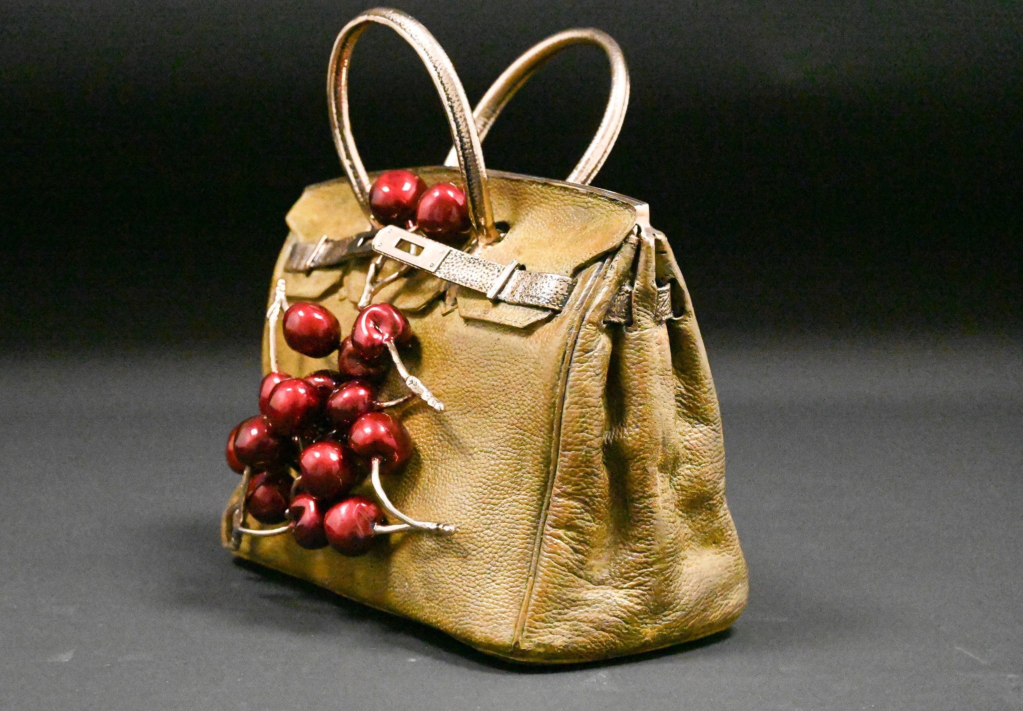 Cropped Faux leather Jacket