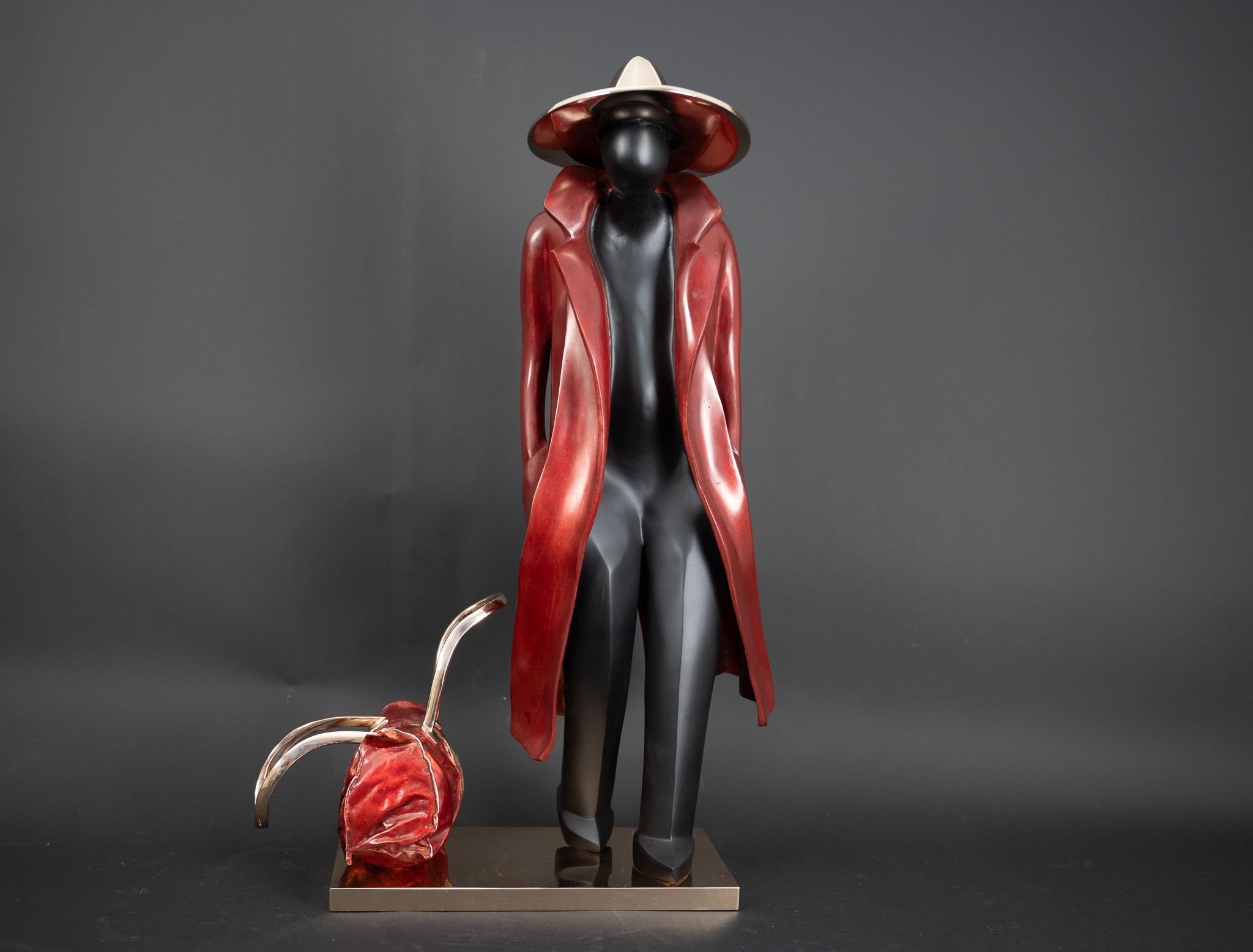 Cropped Faux leather Jacket