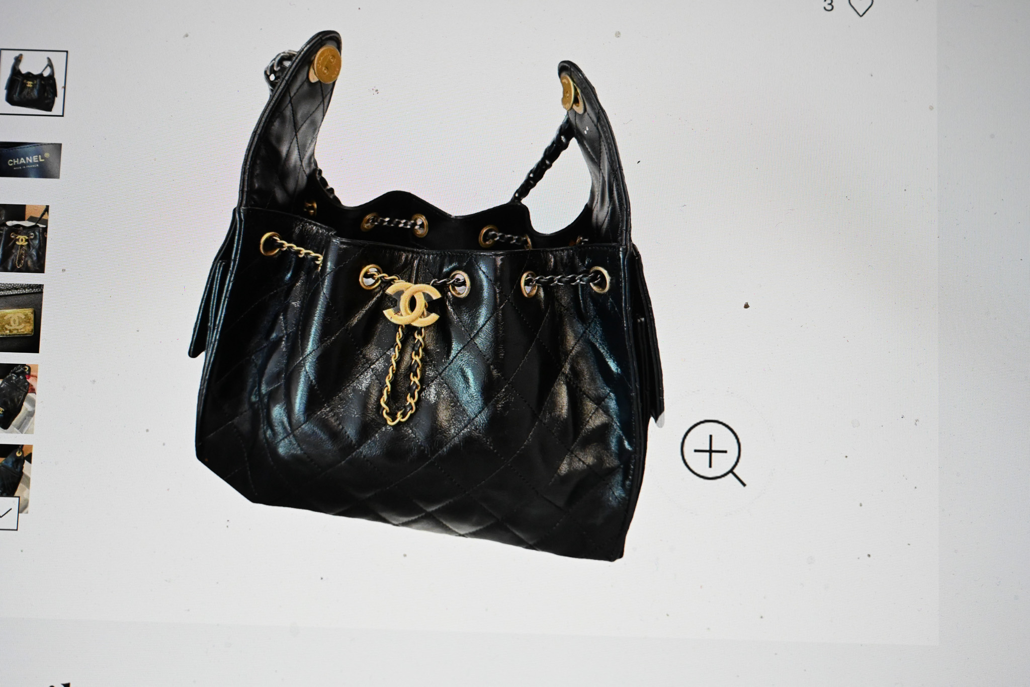 Cropped Faux leather Jacket